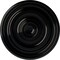 Ekena Millwork Kepler Traditional Ceiling Medallion (For Canopies up to 2 5/8"), 11 7/8"OD x 1 1/4"P, Black Pearl CM12KPBPS - alternate 1